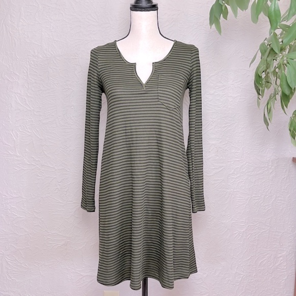 Good Luck Gem Striped Dress